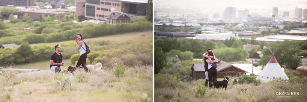 Hiking engagement salt lake city