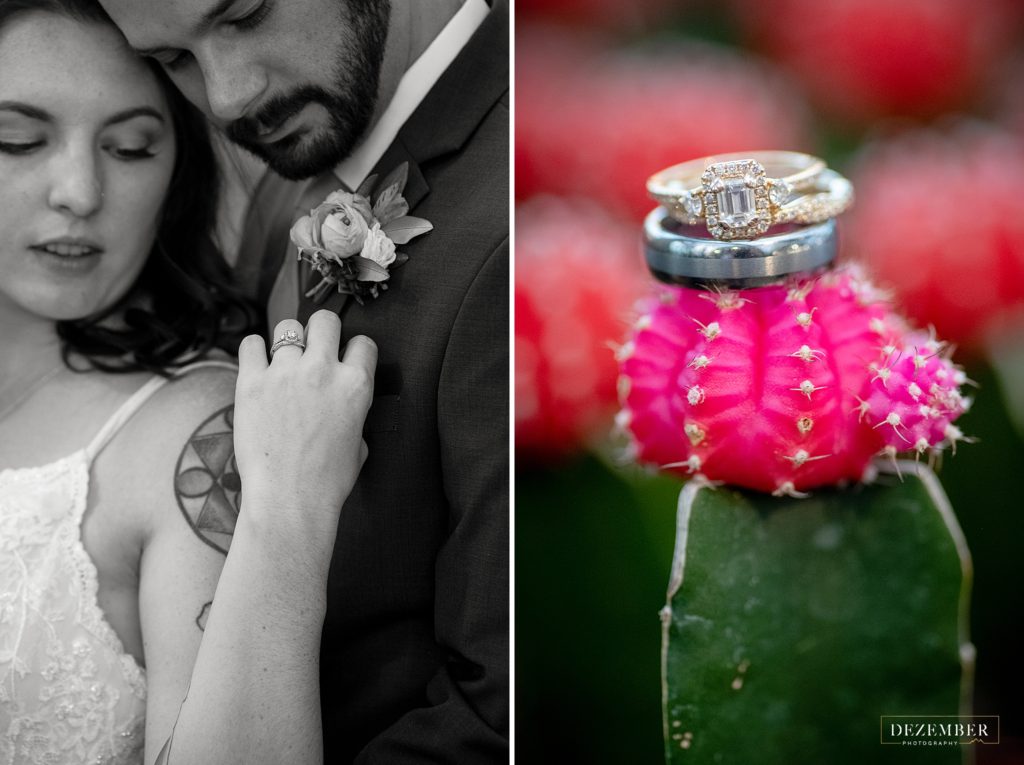 Cacti wedding ring