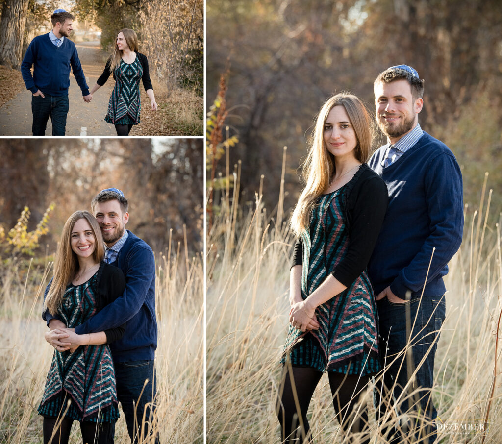 Fall engagement photo session