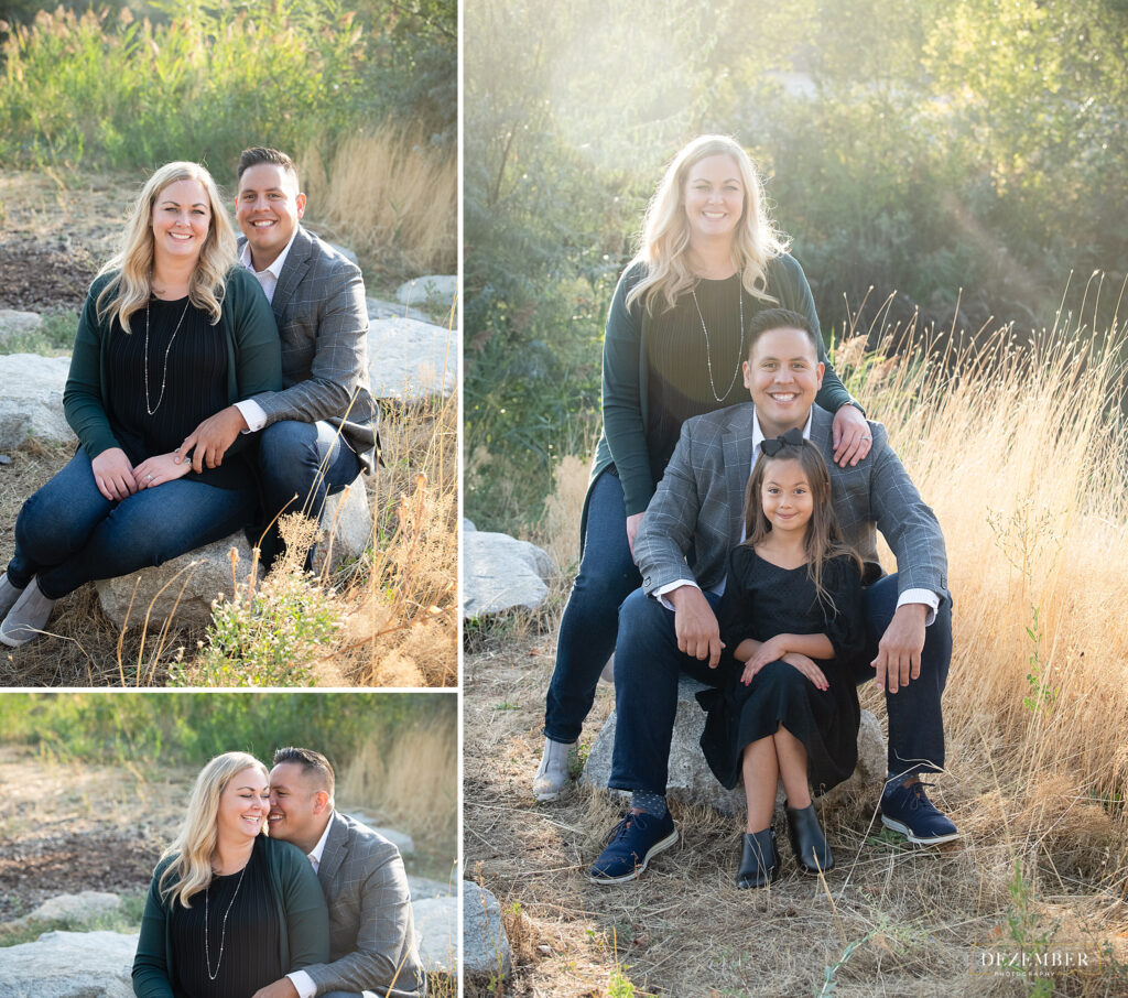 Family portraits at the Jordan River