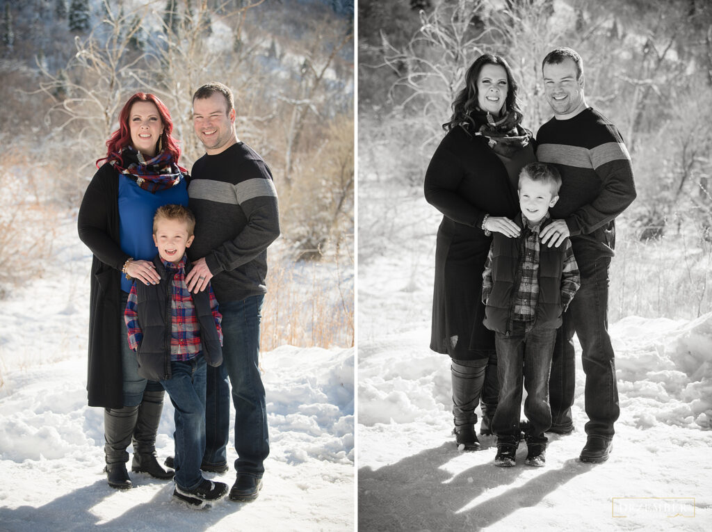 Winter family portraits