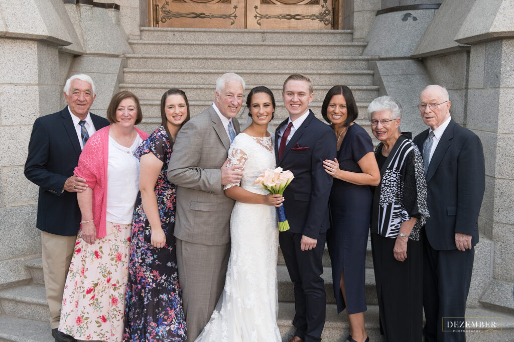 Salt Lake Temple family photos