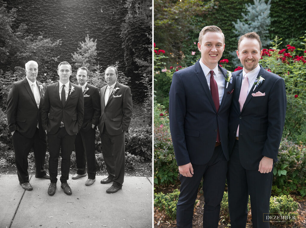 Groom and groomsmen